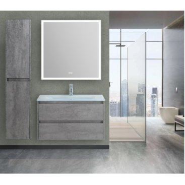 Мебель для ванной BelBagno Kraft-800-BB810/465-LV-VTR-BL Cemento Grigio