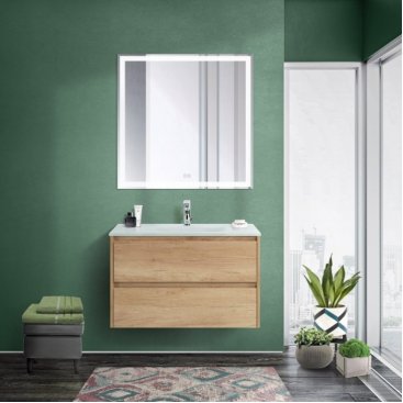 Тумба с раковиной BelBagno Kraft 80-BB810/465-LV-VTR-BO Rovere Nebrasca Nature