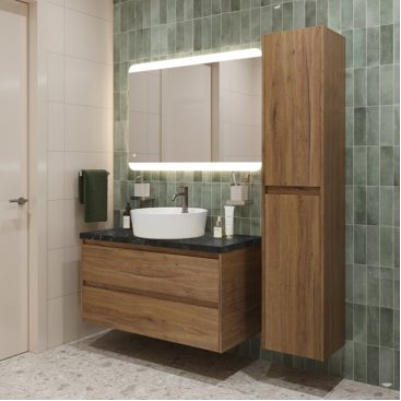 Мебель для ванной BelBagno KRAFT80RT-KEPMNO-1306-SET Rovere Tabacco