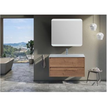 Тумба с раковиной BelBagno Kraft 80-BB810/465-LV-VTR-BL Rovere Tabacco