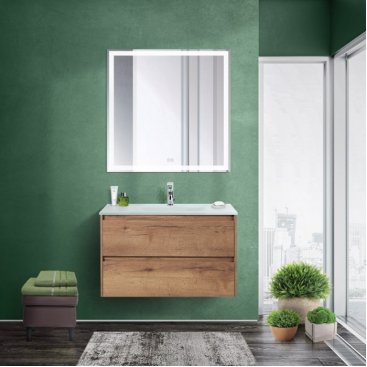 Мебель для ванной BelBagno Kraft-800-BB810/465-LV-VTR-BO Rovere Tabacco