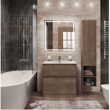 Мебель для ванной BelBagno Kraft-800-PIA-BB800ETL Rovere Tabacco