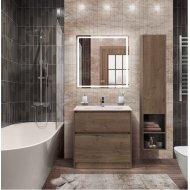 Мебель для ванной BelBagno Kraft-800-PIA-BB810/465-LV-VTR-BL Rovere Tabacco