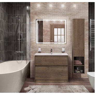 Мебель для ванной BelBagno Kraft-800-PIA-LOV-800 Rovere Tabacco