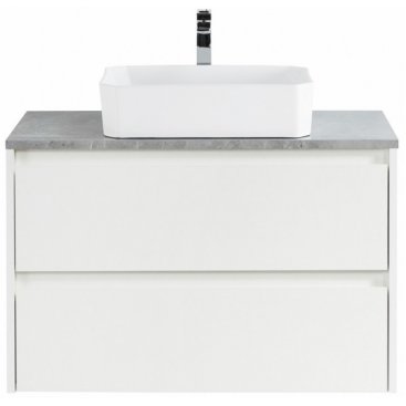 Тумба со столешницей и раковиной BelBagno Kraft 90-KEP-90-MGL-BB1386 Bianco Opaco