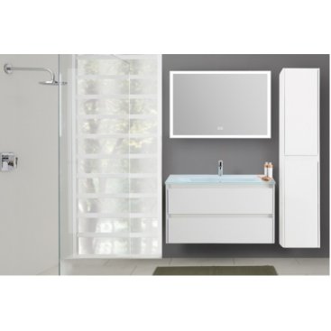 Тумба с раковиной BelBagno Kraft 80-BB810/465-LV-VTR-BL Bianco Opaco