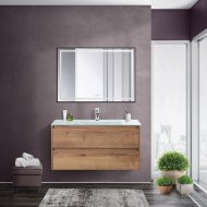 Мебель для ванной BelBagno Kraft-900-BB910/465-LV-VTR-BL Rovere Tabacco