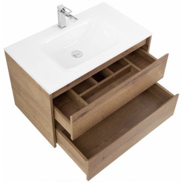 Мебель для ванной BelBagno Kraft-900-BB910/465-LV-VTR-BL Rovere Tabacco