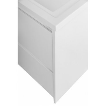 Тумба с раковиной под стиральную машину и зеркалом BelBagno Kraft-LVD 120-BB1200/480-LV-MR-R Bianco Opaco