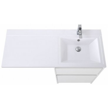 Мебель для ванной под стиральную машину BelBagno Kraft-LVD 1200R Bianco Opaco