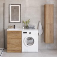 Мебель для ванной под стиральную машину BelBagno Kraft-LVD 1200L Rovere Nebrasca Nature