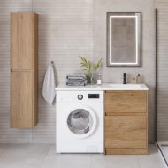Мебель для ванной под стиральную машину BelBagno Kraft-LVD 1200R Rovere Nebrasca Nature