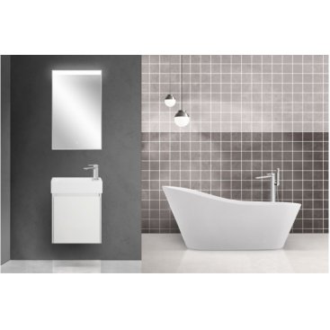 Тумба с раковиной BelBagno Kraft Mini 50L-7045-KL Bianco Opaco