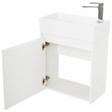 Тумба с раковиной BelBagno Kraft Mini 50L-7045-KL Bianco Opaco