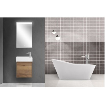 Мебель для ванной BelBagno Kraft-Mini-50L Rovere Tabacco