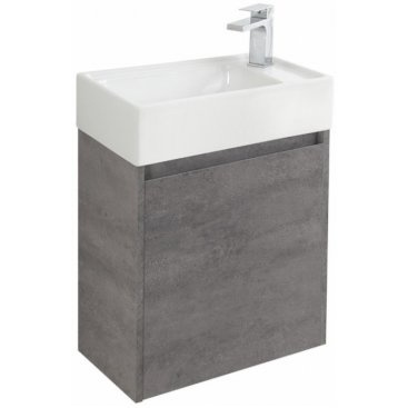 Тумба с раковиной BelBagno Kraft Mini 50L-7045-KL Cemento Grigio