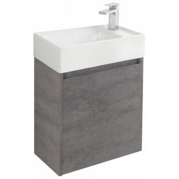 Тумба с раковиной BelBagno Kraft Mini 50R-7045-KL Cemento Grigio