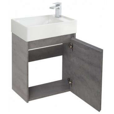 Тумба с раковиной BelBagno Kraft Mini 50R-7045-KL Cemento Grigio