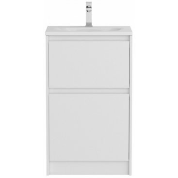 Тумба с раковиной и зеркалом BelBagno Kraft 39-50-PIA-BB-8099-3-50 Bianco Opaco