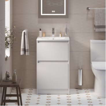 Тумба с раковиной BelBagno Kraft 39-50-PIA-BB-8099-3-50 Bianco Opaco