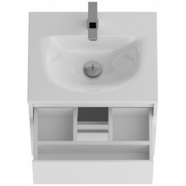 Тумба с раковиной и зеркалом BelBagno Kraft 39-50-BB-8099-3-50 Bianco Opaco