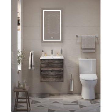 Тумба с раковиной и зеркалом BelBagno Kraft 39-50-BB-8099-3-50 Pino Pasadena