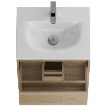 Тумба с раковиной и зеркалом BelBagno Kraft 39-50-BB-8099-3-50 Rovere Nebrasca Nature