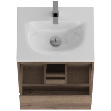 Тумба с раковиной и зеркалом BelBagno Kraft 39-50-BB-8099-3-50 Rovere Tabacco