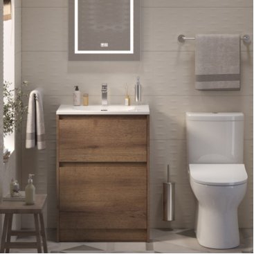 Мебель для ванной BelBagno Kraft-39-600-PIA-BB-8099-3-60 Rovere Tabacco