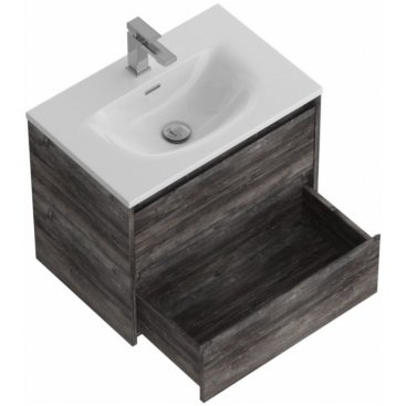 Тумба с раковиной и зеркалом BelBagno Kraft 39-60-BB-8099-3-60 Pino Pasadena