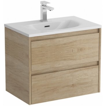 Тумба с раковиной и зеркалом BelBagno Kraft 39-60-BB-8099-3-60 Rovere Nebrasca Nature