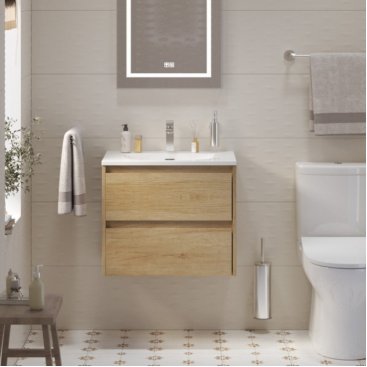 Тумба с раковиной BelBagno Kraft 39-60-BB-8099-3-60 Rovere Nebrasca Nature