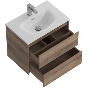 Тумба с раковиной и зеркалом BelBagno Kraft 39-60-BB-8099-3-60 Rovere Tabacco