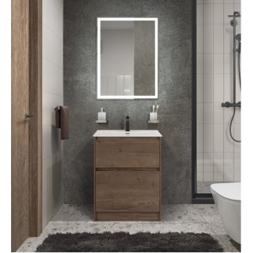 Тумба с раковиной BelBagno Kraft 39-60-PIA Rovere Tabacco