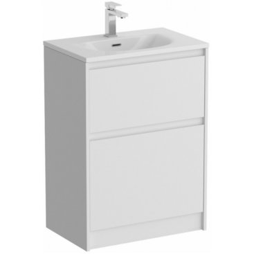 Тумба с раковиной и зеркалом BelBagno Kraft 39-70-PIA-BB-8099-3-70 Bianco Opaco