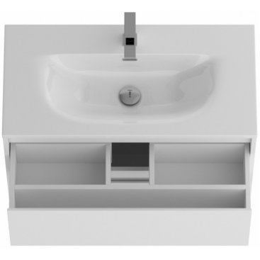 Тумба с раковиной BelBagno Kraft 39-80-PIA-BB-8099-3-80 Bianco Opaco