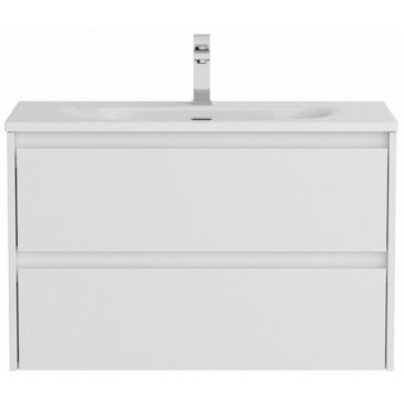 Тумба с раковиной и зеркалом BelBagno Kraft 39-80-BB-8099-3-80 Bianco Opaco