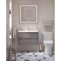 Тумба с раковиной и зеркалом BelBagno Kraft 39-80-...