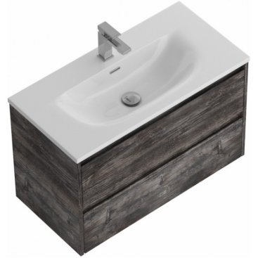 Тумба с раковиной и зеркалом BelBagno Kraft 39-80-BB-8099-3-80 Pino Pasadena