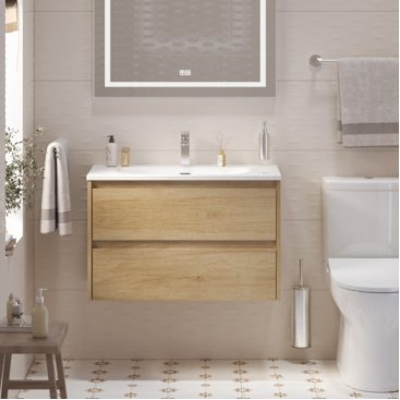 Тумба с раковиной BelBagno Kraft 39-80-BB-8099-3-80 Rovere Nebrasca Nature