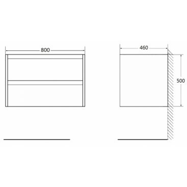 Мебель для ванной BelBagno Kraft-800 Pietra Bianca