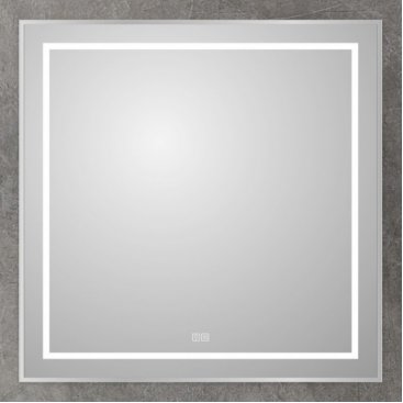 Тумба с раковиной и зеркалом BelBagno Kraft 39-80-BB-8099-3-80 Bianco Opaco