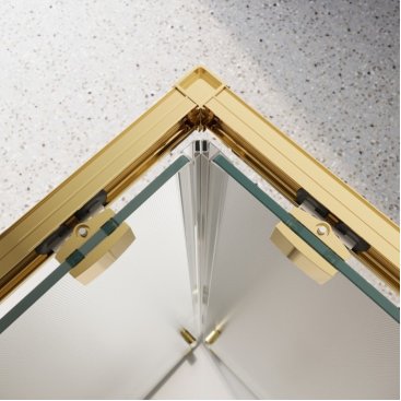 Душевой уголок BelBagno LUCE-A-2-90-P-ORO