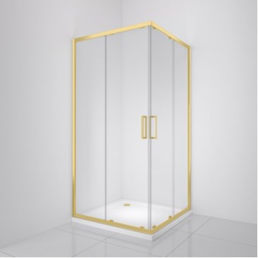 Душевой уголок BelBagno LUCE-A-2-100-C-ORO