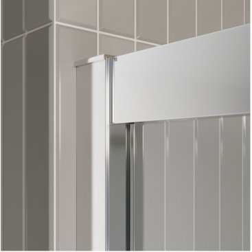 Душевой уголок BelBagno LUCE-AH-22-125/100-C-Cr