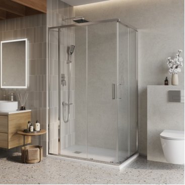 Душевой уголок BelBagno LUCE-AH-21-120/100-C-Cr