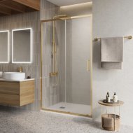 Душевая дверь BelBagno LUCE-BF-1-120-C-ORO