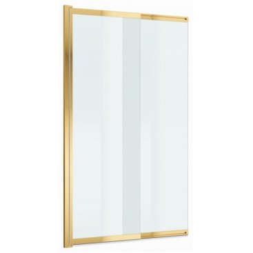 Душевая шторка на ванну BelBagno LUCE-VF-11-100/145-C-ORO