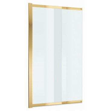 Душевая шторка на ванну BelBagno LUCE-VF-11-90/145-C-ORO