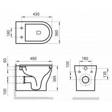 Унитаз подвесной BelBagno Lucie